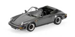 PORSCHE 911 CARRERA CABRIOLET 1983 GRAY METALLIC