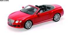 BENTLEY CONTINENTAL GT SPEED CONVERTIBLE-2013-RED RESIN