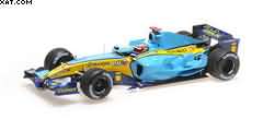 RENAULT F1 TEAM R25 FERNANDO ALONSO 3RD PLACE BRAZIL GP 2005 WORLD CHAMPION
