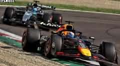 ORACLE RED BULL RACING RB21 MAX VERSTAPPEN WINNER EMILIA-ROMAGNA GP 2025