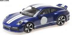 PORSCHE 911 (992) SPORT CLASSIC 2022 BLUE METALLIC W/STRIPE