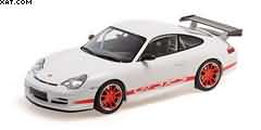 PORSCHE 911 GT3 RS 2002 WHITE W/RED STRIPES
