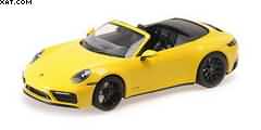 PORSCHE 911 CARRERA 4 GTS CABRIOLET 2020 YELLOW