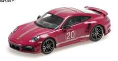 PORSCHE 911 (992) TURBO S COUPE SPORT DESIGN 2021 RED