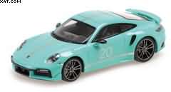 PORSCHE 911 (992) TURBO S COUPE SPORT DESIGN 2021 GREEN