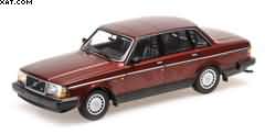VOLVO 240 GL 1986 DARK RED METALLIC