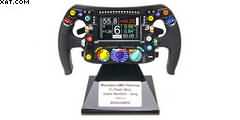 STEERING WHEEL MERCEDES AMG PETRONAS F1 TEAM W05 LEWIS HAMILTON 2014 1/2
