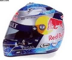 ARAI HELMET SEBASTIEN VETTEL ISTANBUL 2011