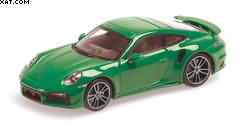 PORSCHE 911 (992) TURBO S COUPE SPORT DESIGN 2021 GREEN