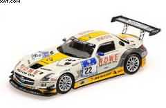 MERCEDES-BENZ SLS AMG GT3-ROWE RACING-GRAF/JÄGER/SEYFFARTH/BASTIAN-24H NÜRBURGRING 2013-RESIN/ABS