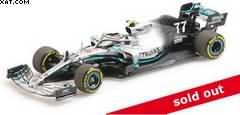MERCEDES AMG PETRONAS FORMULA ONE TEAM F1 W10 EQ POWER+ VALTTERI BOTTAS 2019