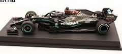 MERCEDES-AMG PETRONAS F1 TEAM W11 EQ PERF. L. HAMILTON WINNER BRITISH GP 2020 FLAT TYRE