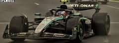MERCEDES-AMG PETRONAS FORMULA ONE TEAM F1 W16 E PERFORMANCE FIRST POINTS AUSTRALIAN GP 2025