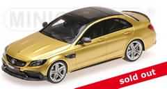 BRABUS 600 AUF BASIS MERCEDES AMG C 63 S 2015 GOLD
