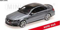 BRABUS 600 AUF BASIS MERCEDES AMG C 63 S 2015 GREY METALLIC MATT
