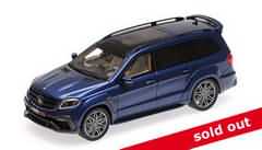 BRABUS 850 WIDESTAR XL BASED ON MERCEDES-AMG GLS 63 2017 DARK BLUE METALLIC