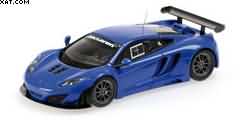 MCLAREN MP4-12C GT3 STREET 2012 BLUE RESIN