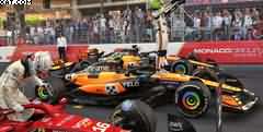 MCLAREN FORMULA 1 TEAM MCL39 LANDO NORRIS WINNER MONACO GP 2025