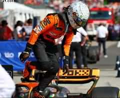 MCLAREN FORMULA 1 TEAM MCL38 LANDO NORRIS HUNGARIAN GP 2024