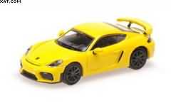PORSCHE 718 CAYMAN GT4 (981) 2019 YELLOW