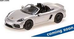 PORSCHE 718 SPYDER (981) 2019 SILVER METALLIC