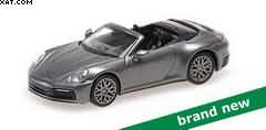 PORSCHE 911 (992) CARRERA 4S CABRIOLET 2019 GREY METALLIC