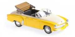 WARTBURG A 311 CABRIOLET 1958 YELLOW/WHITE