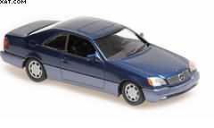 MERCEDES-BENZ 600SEC COUPE 1992 BLUE METALLIC