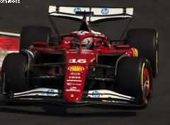 FERRARI SF-25 CHARLES LECLERC SPRINT RACE CHINA GP 2025 W/DRIVER FIGURINE