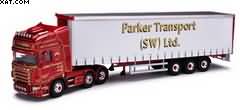 SCANIA R VINYL CURTAINSIDE PARKER TRANSPORT (SW) LTD CHILCOMPTON, SOMERSET