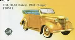 KIM 10-51 CABRIOLET 1941 WHITE (resin)