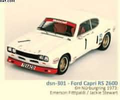 FORD CAPRI RS 2600 6H NÜRBURGRING 1973: EMERSON FITTIPALDI / JACKIE STEWART