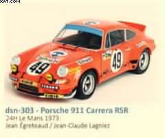PORSCHE 911 CARRERA RSR 24H LE MANS 1973:  JEAN ÉGRETEAUD /JEAN-CLAUDE LAGNIEZ