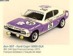 FORD CAPRI 3000 GLX 8TH 24H SPA-FRANCORCHAMPS 1973: FRANÇOIS GOLDSTEIN / CLAUDE DE WAEL