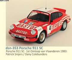 PORSCHE 911 SC 1ST OMLOOP VAN VLAANDEREN 1983: PATRICK SNIJERS / DANY COLEBUNDERS