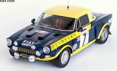 Fiat 124 Abarth Rallye 6th Monte-Carlo Rally 1976: #7, Markku Alén / Ilkka Kivimäki