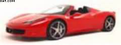 FERRARI 458 SPIDER 2012 RED CORSA FUJIMI RESIN COLLECTION