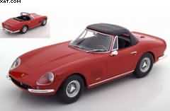 1967 FERRARI 275 GTB4 NART SPYDER SPOKE RIMS RED