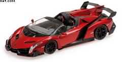 LAMBORGHINI VENENO ROADSTER RED METALLIC 2014