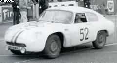 DB PANHARD HBR5 #52 J-C.CAILLAUD-M.VAN DEN BRUWAENE-(R.MOUGIN)  LE MANS 1961