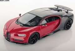 BUGATTI CHIRON SPORT GREY CARBON/ITALIAN RED