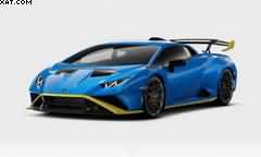LAMBORGHINI HURACAN STO BLU NETHUNS WITH GIALLO BELERNUS FRAMES