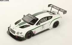 BENTLEY CONTINENTAL GT3 2013 12 HOURS / METTALIC PEARL WHITE