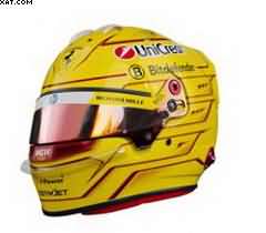 LEWIS HAMILTON SCUDERIA FERRARI HP FIORANO TEST 2025 HELMET