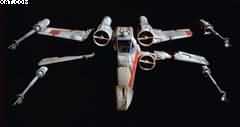 STAR WARS "EPISODE IV: A NEW HOPE" X-WING STARFIGHTER (15 CM) MOVING PARTS