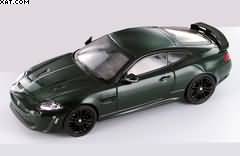 JAGUAR XKR-S 2010 BRITISH RACING GREEN METALLIC (WITH BLACK WHEELS)