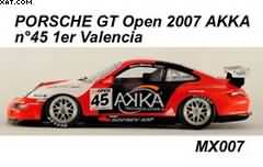 PORSCHE 997 GT OPEN 2007 AKKA TEAM SOFREV-ASP #45 WINNER GTB VALENCIA 2007 M.RICCI