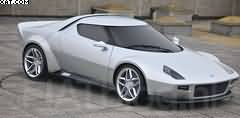 LANCIA STRATOS 2010 SILVER RESIN