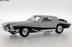 STUTZ BLACKHAWK COUPE 1971 2-TONES BLUE/SILVER