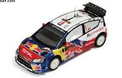 CITROEN C4 WRC #1 RED BULL WINNER RALLY CYPRUS 2009 S.LOEB/D.ELENA  (New decoration)